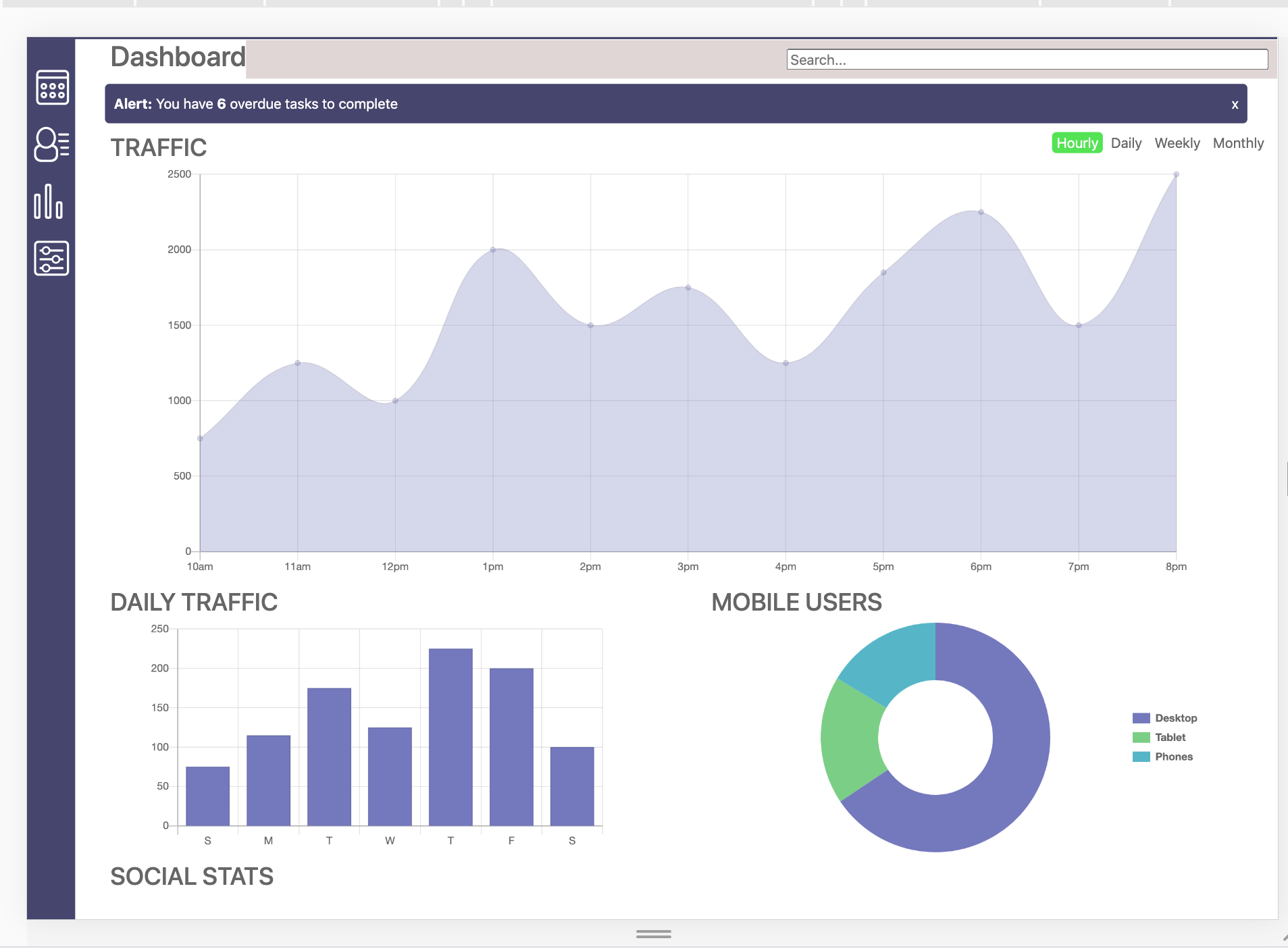 Web App Dashboard